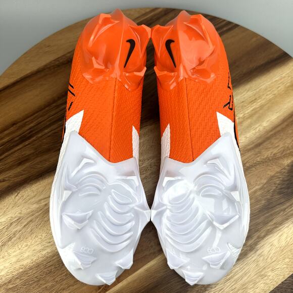 Nike Vapor Edge Speed 360 2 Football Cleats White/Orange FQ4045-100 Mens Size 13 - Picture 6 of 8